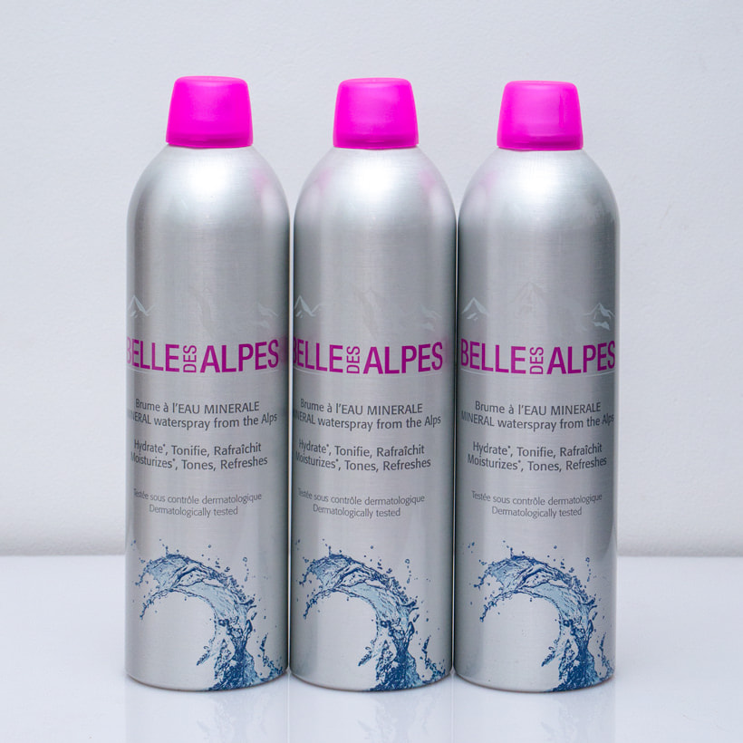 xit khoang bell des alpes mineral waterspray from the alpes